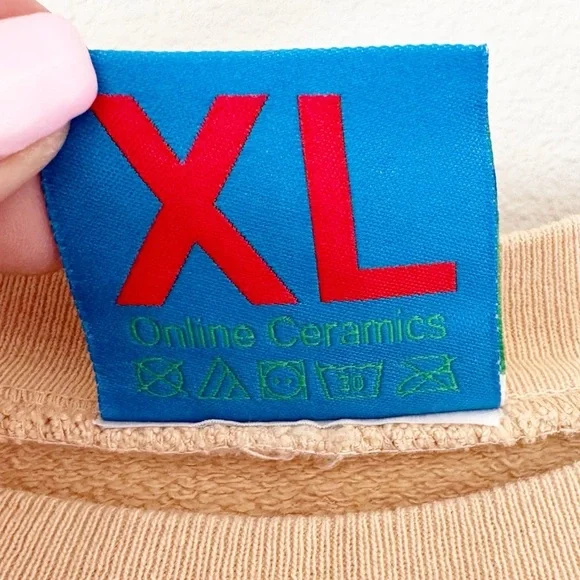 Online Ceramics Rainbow Sweatshirt RARE!